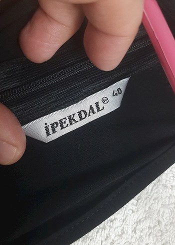 Zincir Detaylı Siyah Uzun Kadın Elbise - Görsel 4