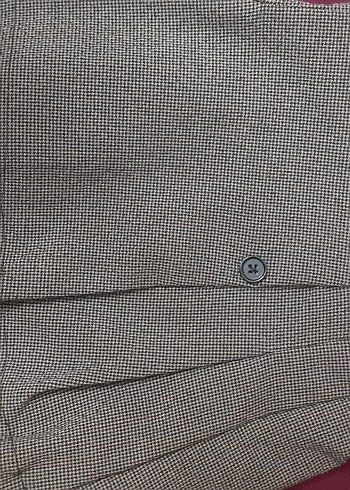 Gri Düğmeli cocuk Mini Etek - Görsel 2