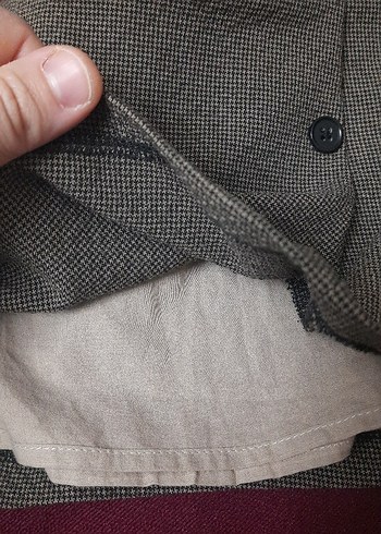 Gri Düğmeli cocuk Mini Etek - Görsel 5