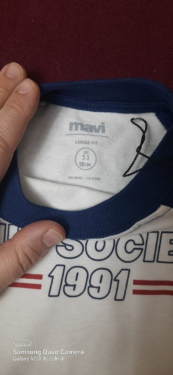 Mavi Society Erkek Çocuk Kısa Kollu Tişört - Görsel 3