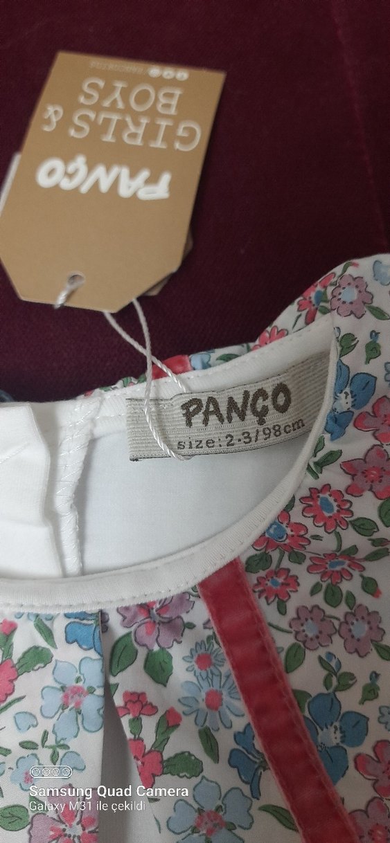 Çiçek Desenli Bohem Kız Bluz - Görsel 3