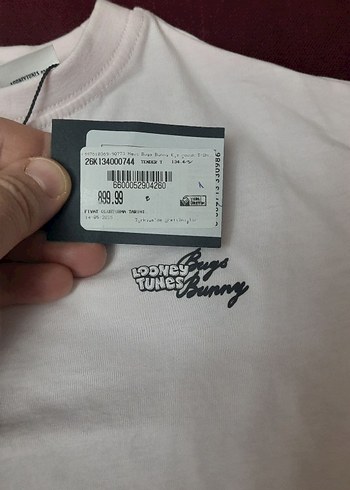 Beyaz Kız Çocuk Baskılı Tişört - Görsel 6