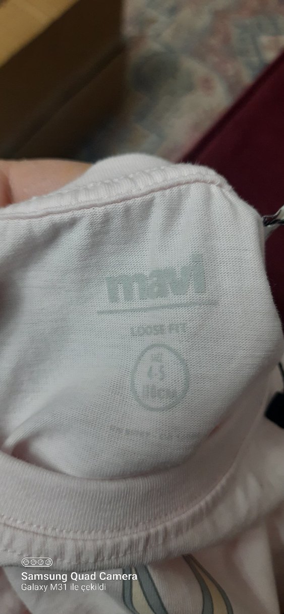 Beyaz Kız Çocuk Baskılı Tişört - Görsel 4