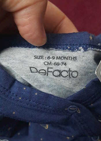 Uzun Kollu Mavi Erkek Bebek Tulum - Görsel 3