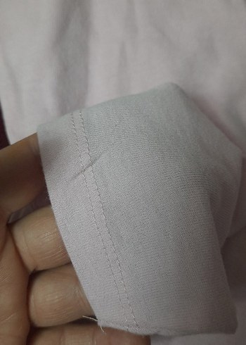 Kız Çocuk Bej Uzun Kollu Basic Tişört - Görsel 3