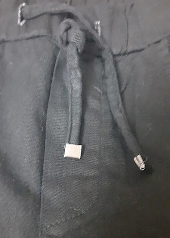 Kelebek Nakışlı Gri Kız Pantolonu - Görsel 3