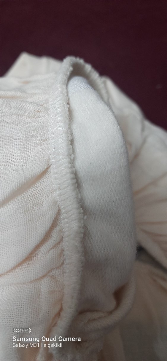 Beyaz Çiçek Desenli Kız Sweatshirt - Görsel 5