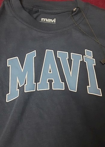 Mavi Baskılı Gri Erkek Çocuk Kısa Kollu Tişört - Görsel 2