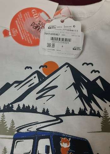 Beyaz Baskılı Erkek Çocuk Sweatshirt - Görsel 3