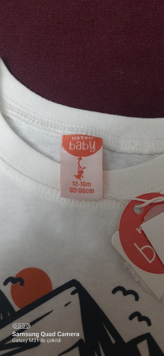 Beyaz Baskılı Erkek Çocuk Sweatshirt - Görsel 2