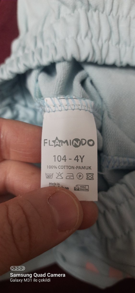 Uzun Kollu Çiçek Desenli Bebek Kız Takımı - Görsel 5