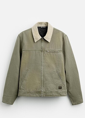 Zara kontrast yaka ceket