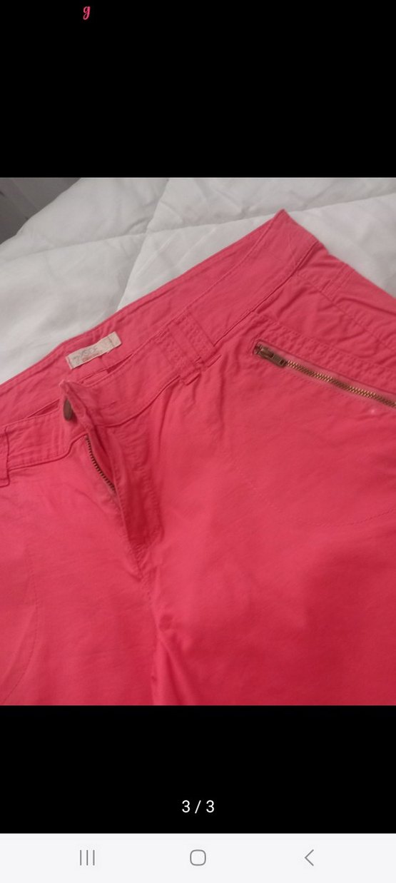 Kadın Pembe Mini Bermuda Şort - Görsel 3