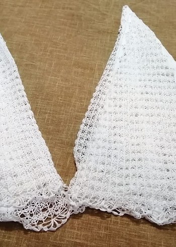 Beden beyaz Renk El Yapımı Bohem Dantel Masa Örtüsü