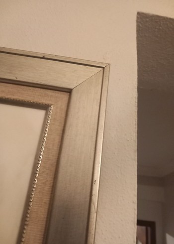 Beden mavi Renk krem çerceveli Renkli Çerçeveli Soyut Tablo