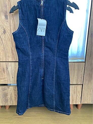 m Beden Zara denim elbise