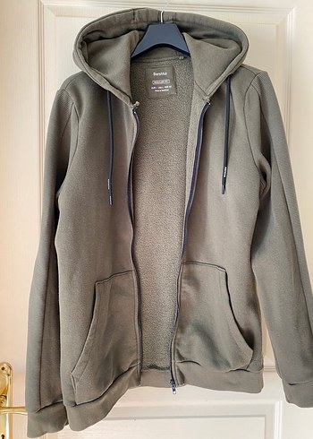 BERSHKA Erkek Sweatshirt Kapüşonlu