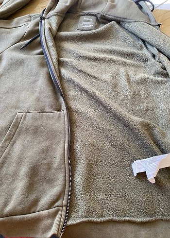 l Beden BERSHKA Erkek Sweatshirt Kapüşonlu