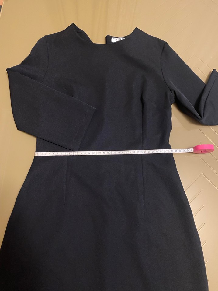 Siyah Midi Kadın Elbise - Görsel 3