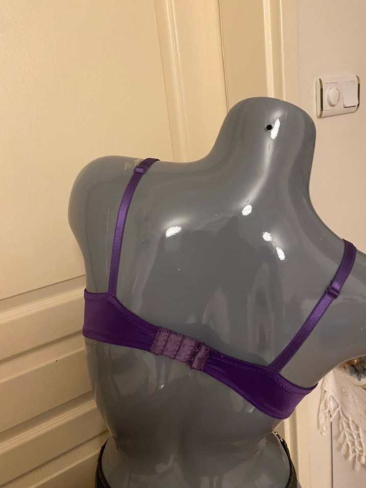 Leopar Desenli Mor Midi Sütyen - Görsel 2