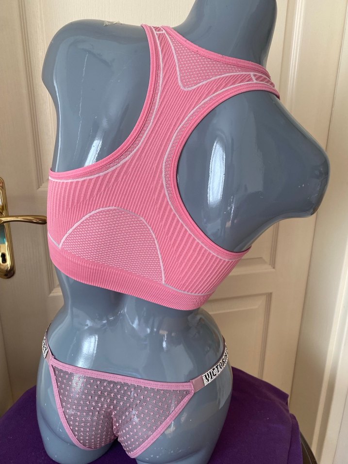 Pembe Spor Sütyeni S - Görsel 2