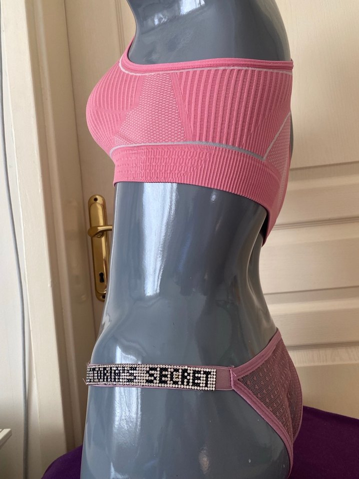 Pembe Spor Sütyeni S - Görsel 4