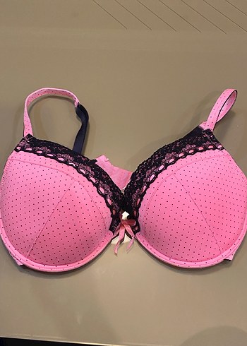 CENSORED Pembe Dantel Detaylı Sütyen 80D - Görsel 2