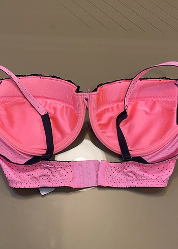 CENSORED Pembe Dantel Detaylı Sütyen 80D - Görsel 6