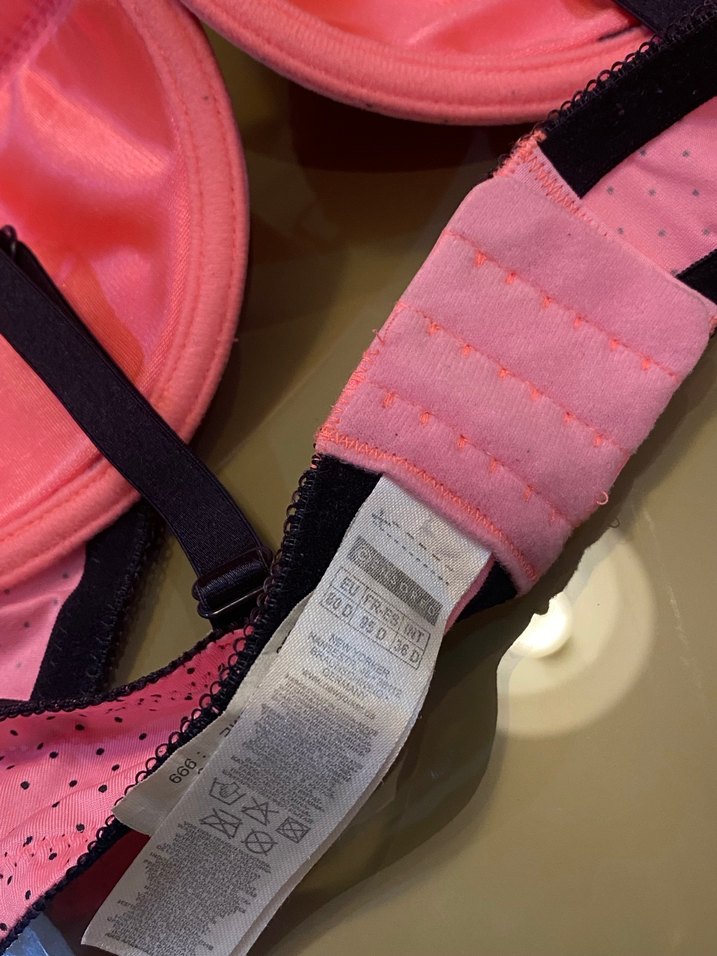 CENSORED Pembe Dantel Detaylı Sütyen 80D - Görsel 4