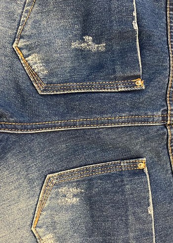 STRADİVARİUS Mini Denim Şort XS - Görsel 8