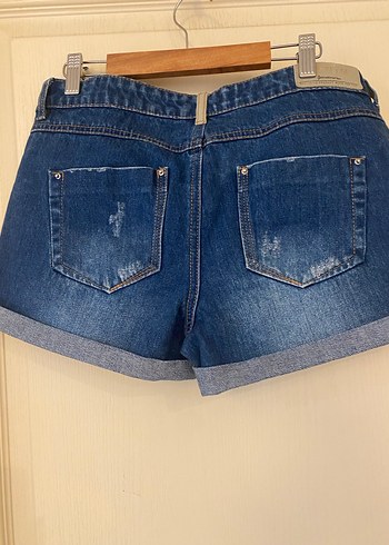STRADİVARİUS Mini Denim Şort XS - Görsel 2