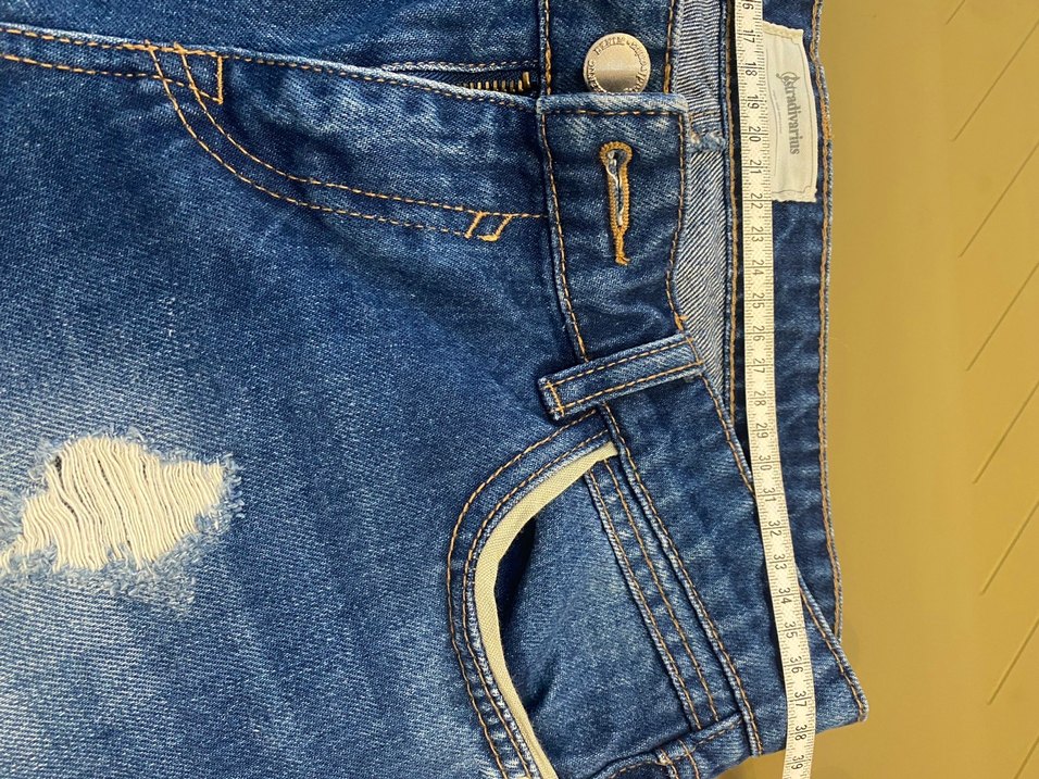 STRADİVARİUS Mini Denim Şort XS - Görsel 3