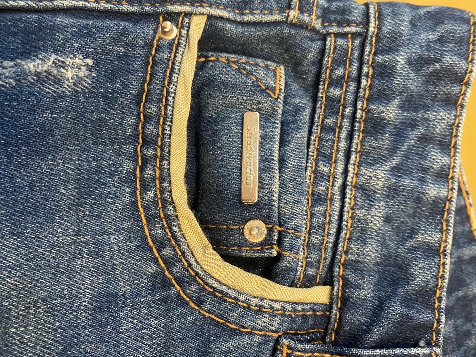 STRADİVARİUS Mini Denim Şort XS - Görsel 4