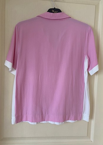 Zara Pembe Kısa Kollu Kadın Gömlek