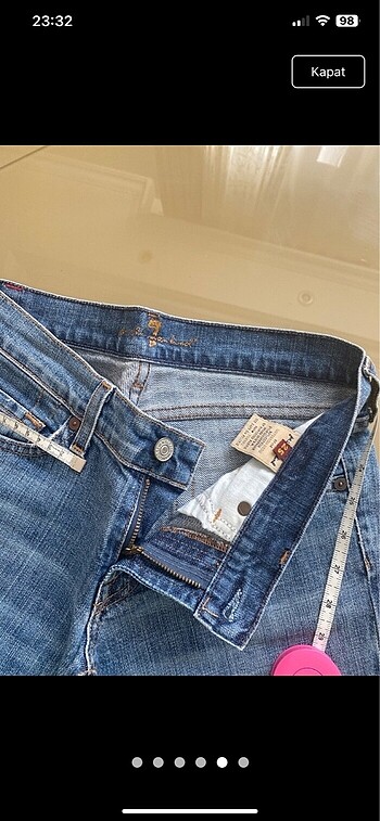 s Beden mavi Renk SEVEN FOR ALL MANKİND JEANS