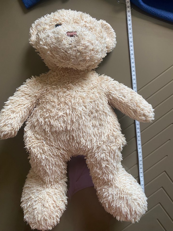 Bej Peluş Ayıcık Oyuncak - Görsel 3