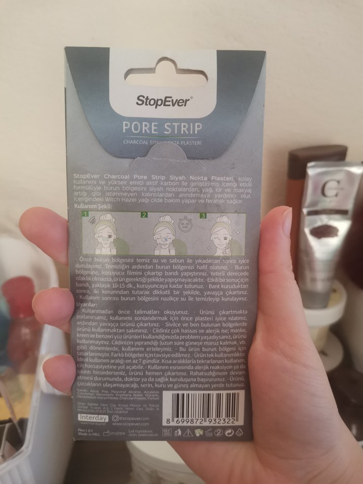 StopEver Kömürlü Siyah Nokta Bandı - Görsel 2