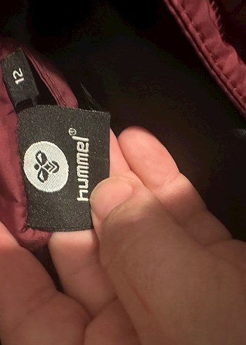 12-13 Yaş Beden bordo Renk HUMMEL Bordo Kapüşonlu Erkek Çocuk Yelek