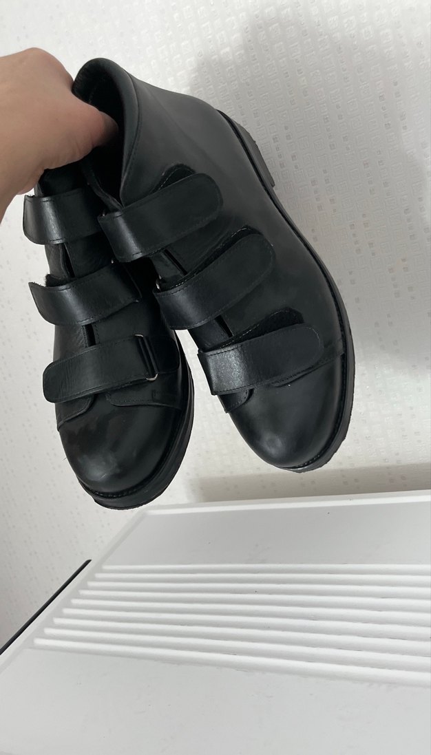 Erkek Siyah ortapedik ayakkabı - Görsel 5