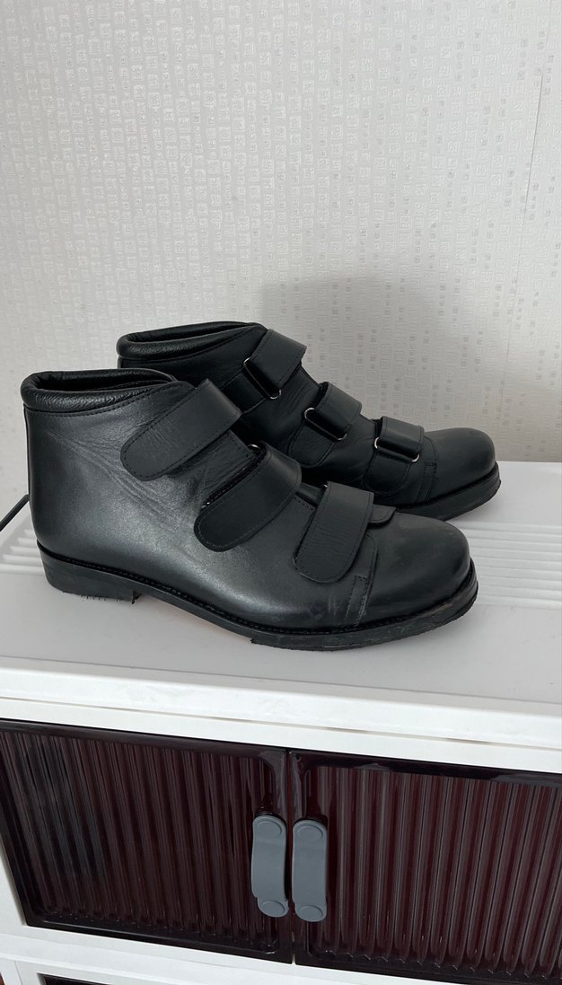 Erkek Siyah ortapedik ayakkabı - Görsel 2