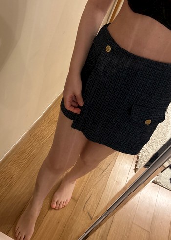 Kareli Lacivert Mutfak Önlüğü - Görsel 2