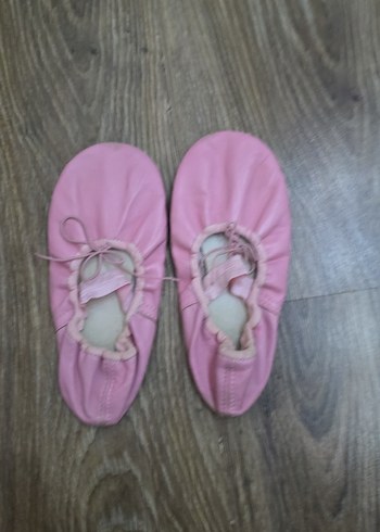 Pembe Lastikli Kız Çocuk Babet Bale Ayakkabı - Görsel 2