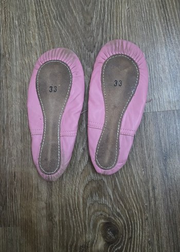 Pembe Lastikli Kız Çocuk Babet Bale Ayakkabı - Görsel 3