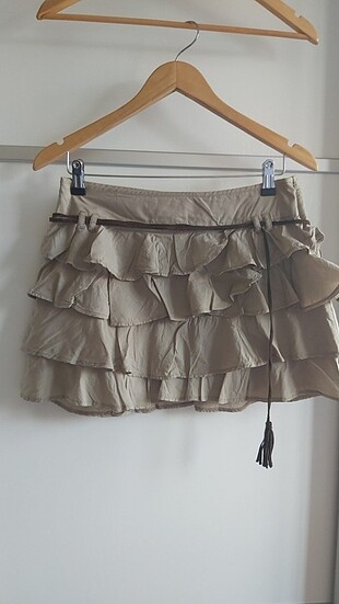 mini fırfırlı etek