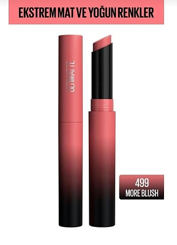 Beden pembe Renk Maybelline Ruj Ultimatte