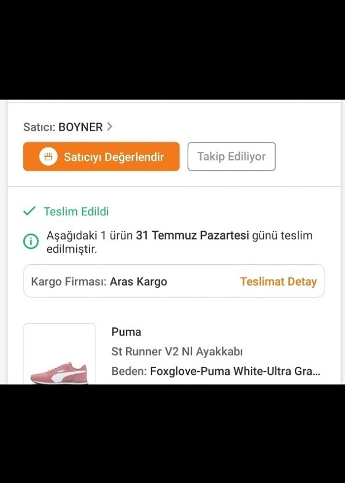 Puma V2 Pembe Spor Ayakkabı - Görsel 2