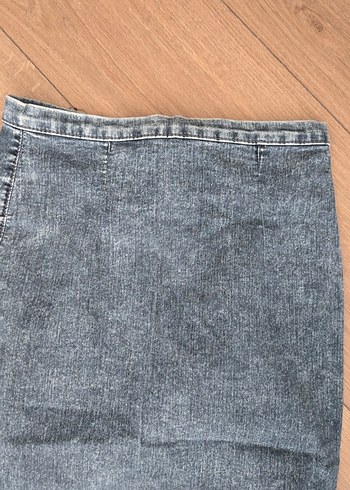 Mavi Denim Midi Etek - Görsel 2