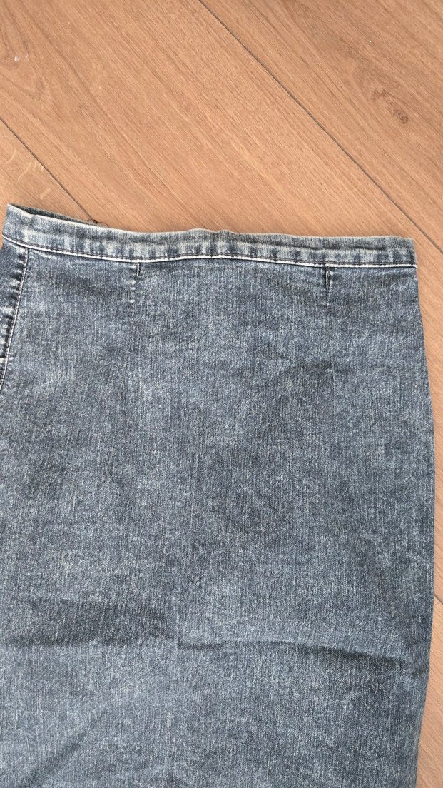 Mavi Denim Midi Etek - Görsel 2