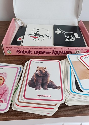 Beden Bebek Uyarım Kartları - 80 Parça