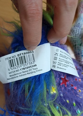 Renkli Peluş Oyuncak Devekuşu - Görsel 5